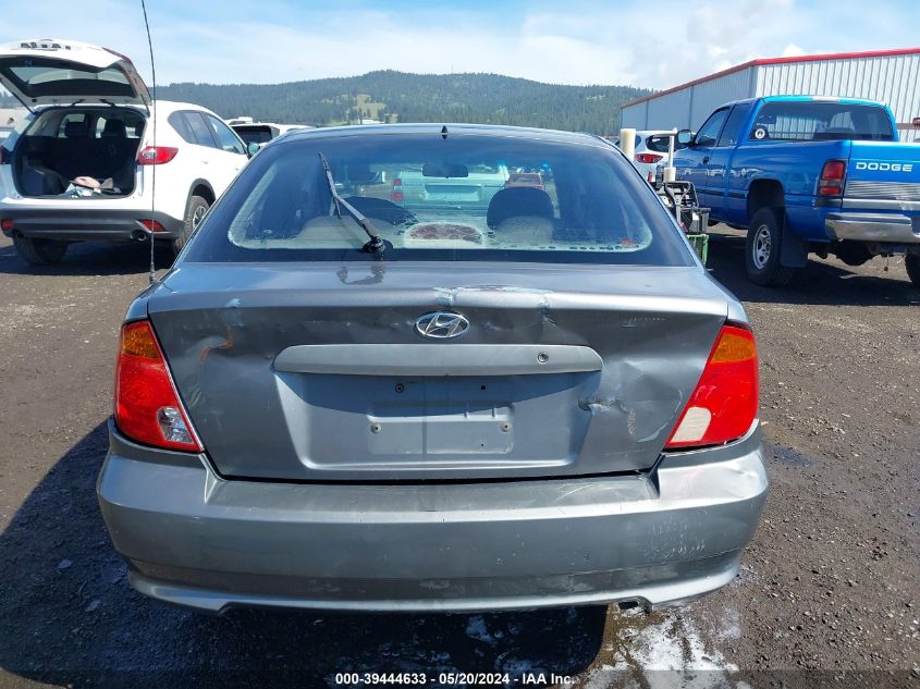 2004 Hyundai Accent Gl/Gt VIN: KMHCG35C54U301984 Lot: 39444633