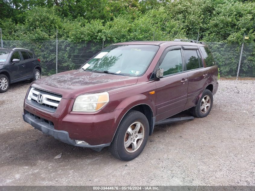 2008 Honda Pilot Ex-L VIN: 5FNYF18518B014686 Lot: 39444676