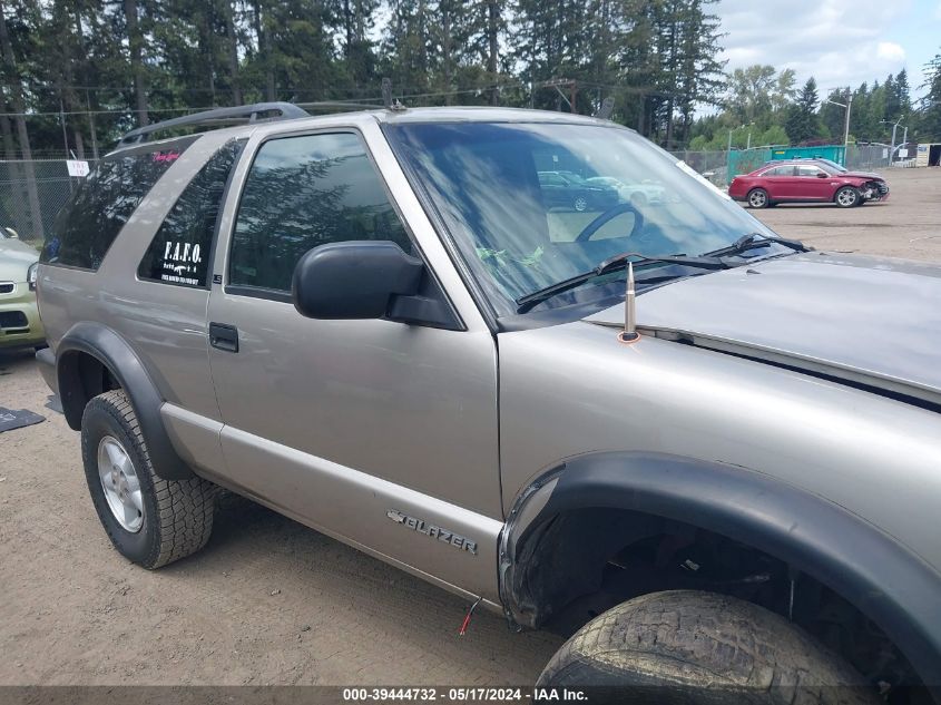 2000 Chevrolet Blazer Ls VIN: 1GNCT18W9YK160114 Lot: 39444732