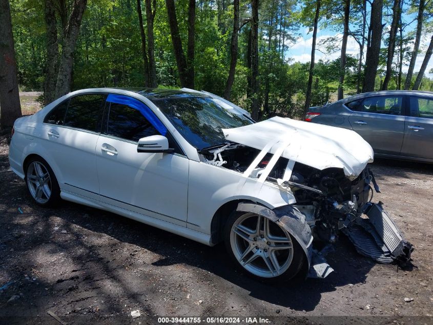 2013 Mercedes-Benz C 250 Luxury/Sport VIN: WDDGF4HB5DA782912 Lot: 39444755