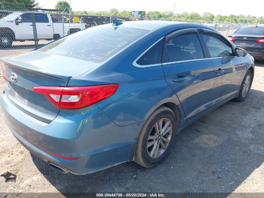 2015 Hyundai Sonata Se VIN: 5NPE24AF4FH096057 Lot: 39444786