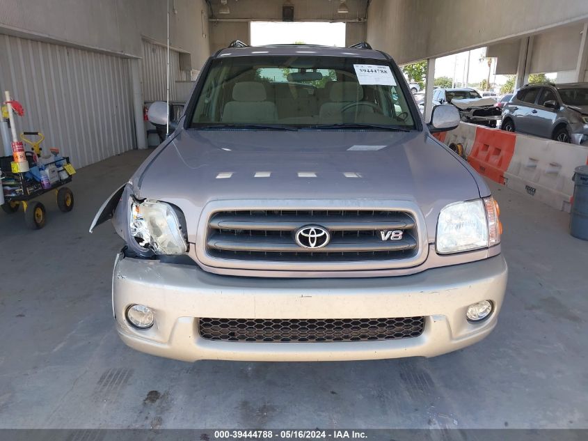 2002 Toyota Sequoia Sr5 V8 VIN: 5TDZT34A02S073436 Lot: 39444788