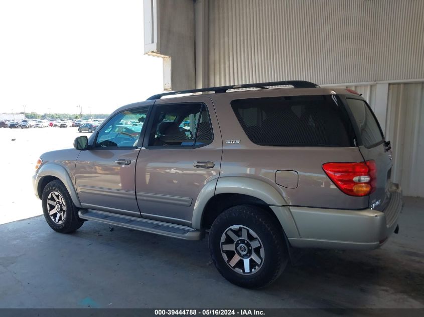 2002 Toyota Sequoia Sr5 V8 VIN: 5TDZT34A02S073436 Lot: 39444788