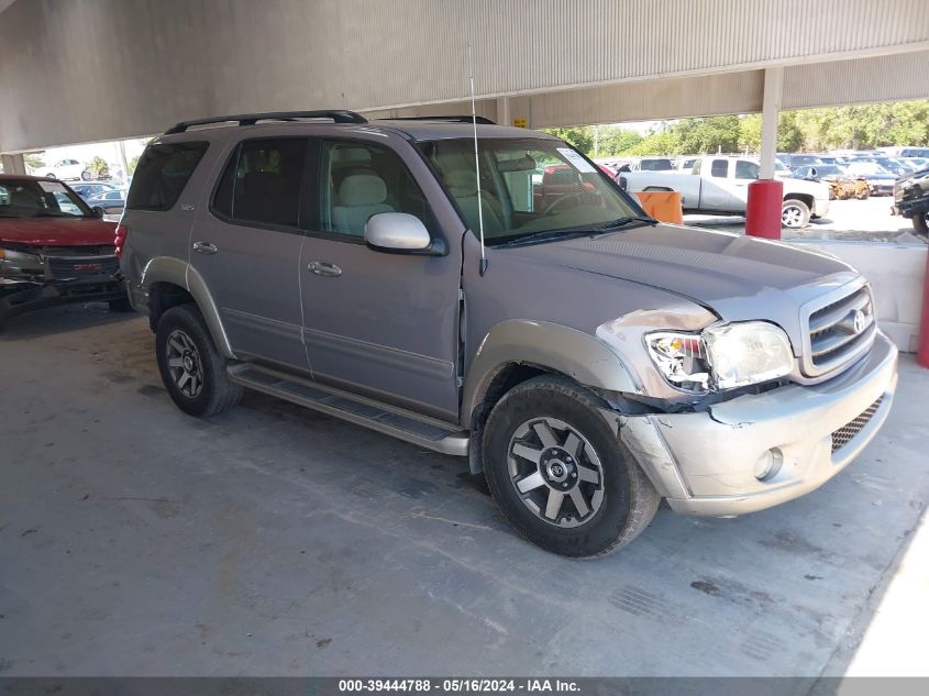 2002 Toyota Sequoia Sr5 V8 VIN: 5TDZT34A02S073436 Lot: 39444788