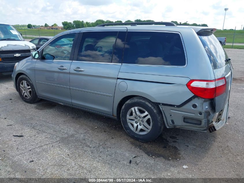 2007 Honda Odyssey Ex-L VIN: 5FNRL38767B048650 Lot: 39444798