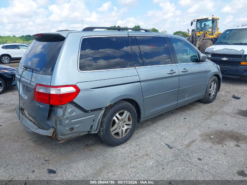 2007 Honda Odyssey Ex-L VIN: 5FNRL38767B048650 Lot: 39444798