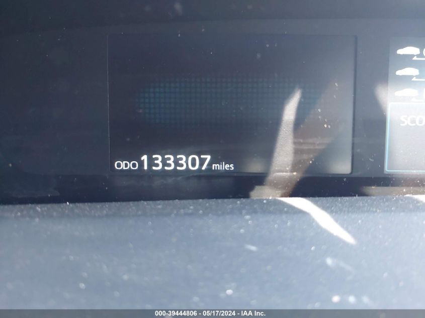 2016 Toyota Prius Three VIN: JTDKARFU5G3500863 Lot: 39444806