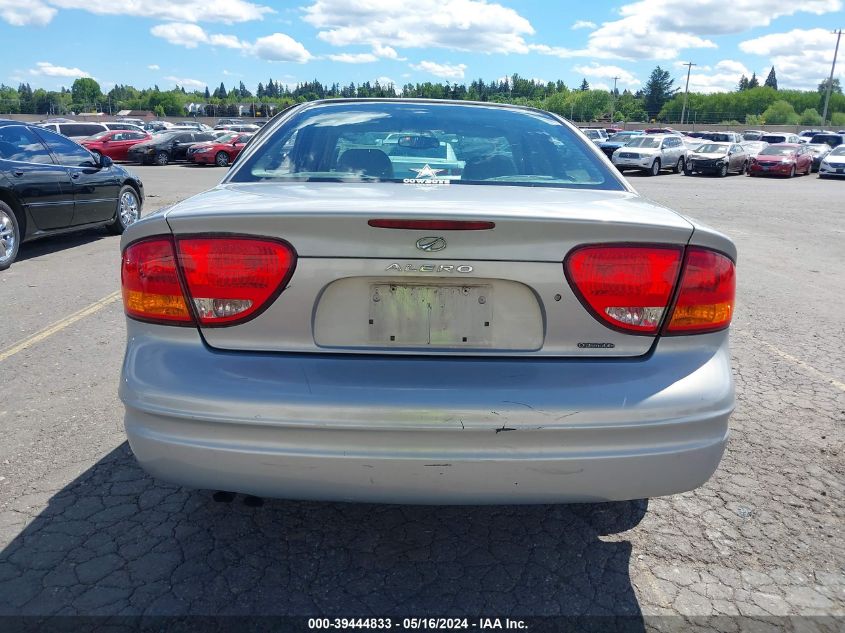 2000 Oldsmobile Alero Gl3 VIN: 1G3NL52E4YC302145 Lot: 39444833