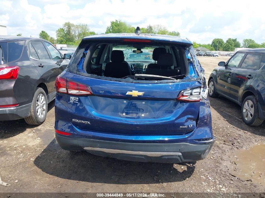 2022 Chevrolet Equinox Awd Lt VIN: 3GNAXUEVXNL147911 Lot: 39444849