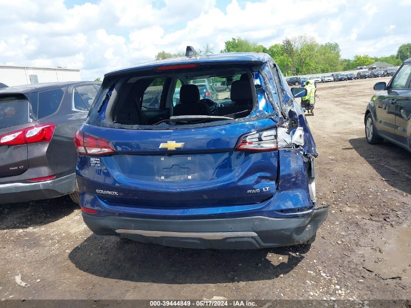 2022 Chevrolet Equinox Awd Lt VIN: 3GNAXUEVXNL147911 Lot: 39444849