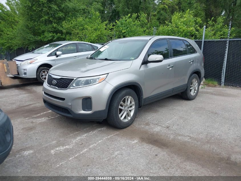 2015 Kia Sorento Lx VIN: 5XYKT3A62FG658992 Lot: 39444859