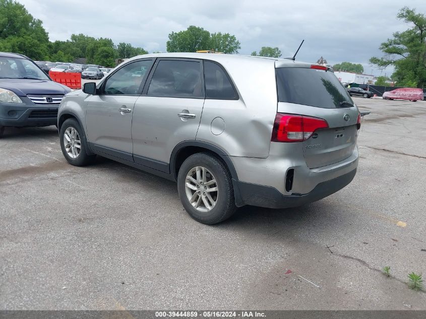 2015 Kia Sorento Lx VIN: 5XYKT3A62FG658992 Lot: 39444859