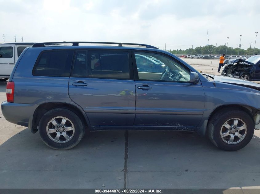 2005 Toyota Highlander V6 VIN: JTEDP21A350054069 Lot: 39444878