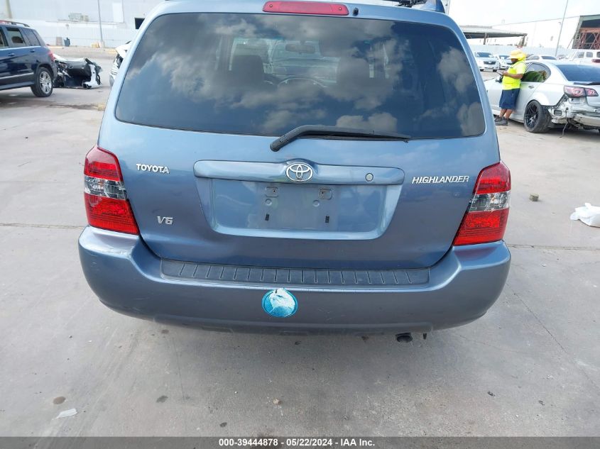 2005 Toyota Highlander V6 VIN: JTEDP21A350054069 Lot: 39444878