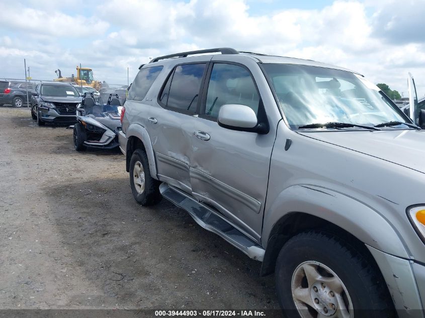 2001 Toyota Sequoia Limited V8 VIN: 5TDBT48A61S034642 Lot: 39444903