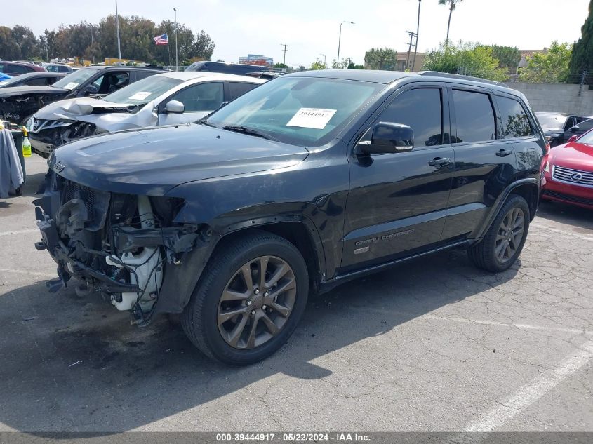 2016 Jeep Grand Cherokee Limited 75Th Anniversary VIN: 1C4RJEBG5GC500823 Lot: 39444917