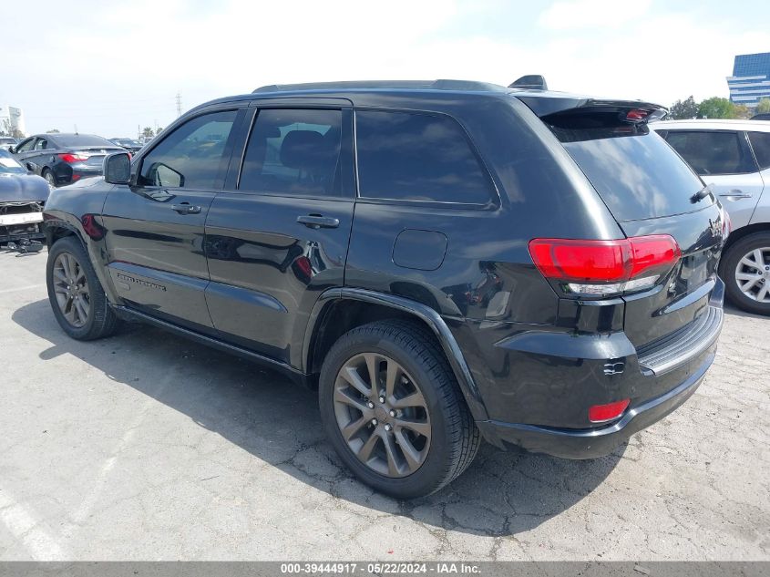 2016 Jeep Grand Cherokee Limited 75Th Anniversary VIN: 1C4RJEBG5GC500823 Lot: 39444917