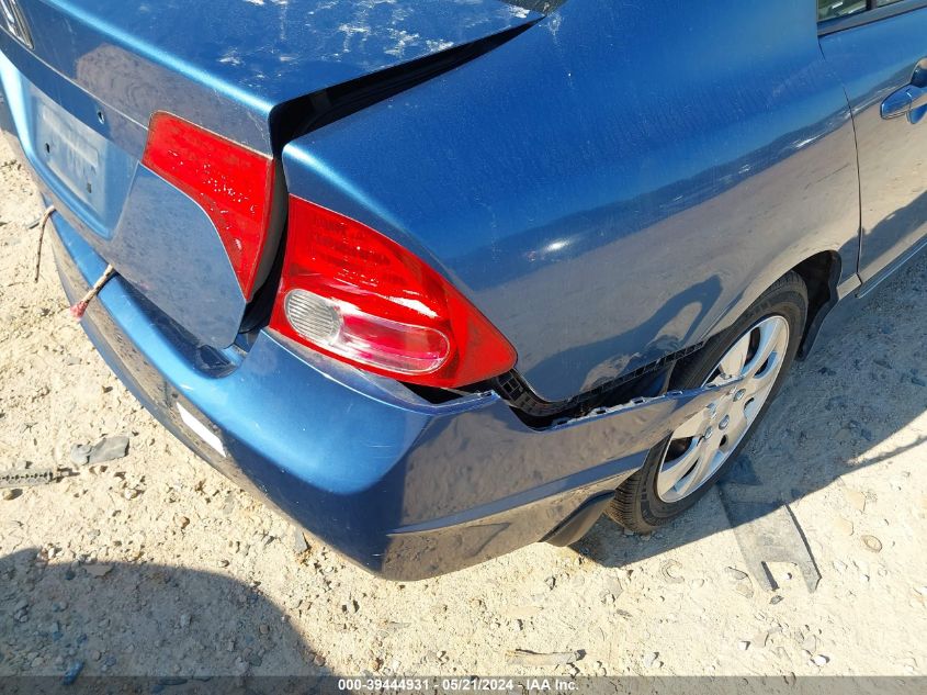 2007 Honda Civic Lx VIN: 1HGFA16567L136157 Lot: 39444931