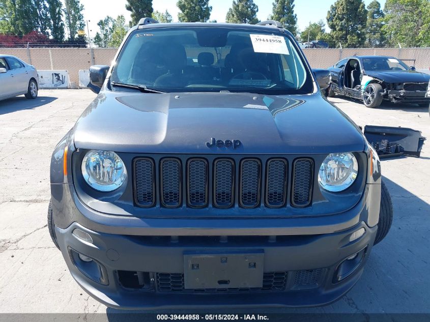 2017 Jeep Renegade Altitude Fwd VIN: ZACCJABB7HPF16165 Lot: 39444958