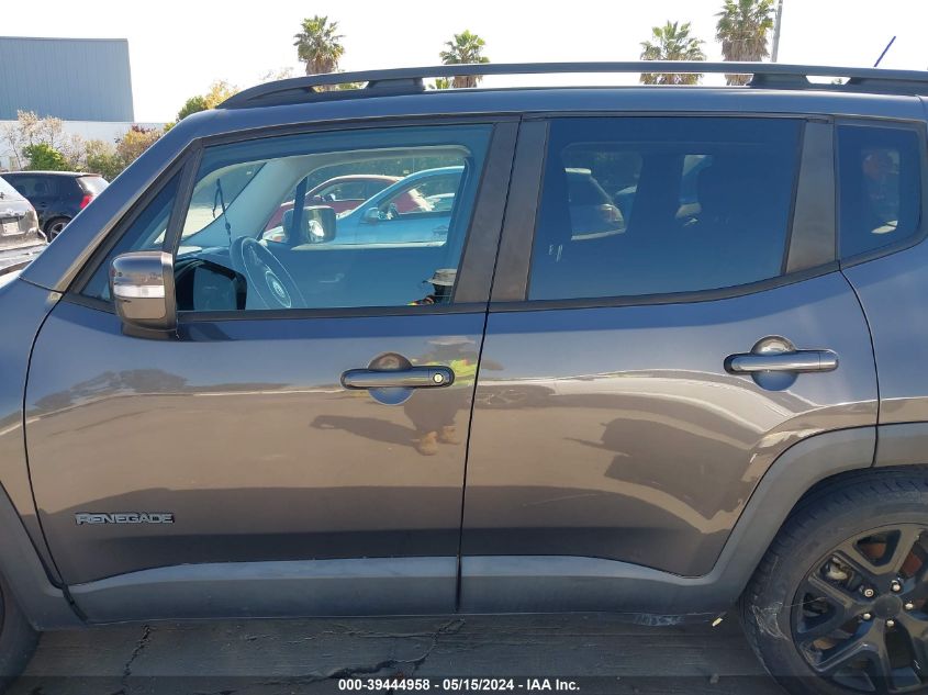 2017 Jeep Renegade Altitude Fwd VIN: ZACCJABB7HPF16165 Lot: 39444958