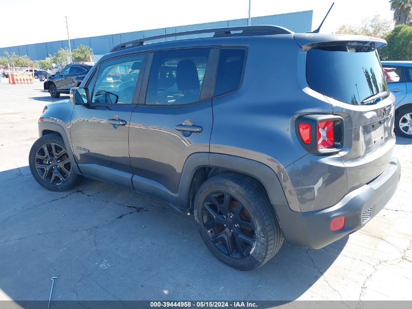 2017 Jeep Renegade Altitude Fwd VIN: ZACCJABB7HPF16165 Lot: 39444958