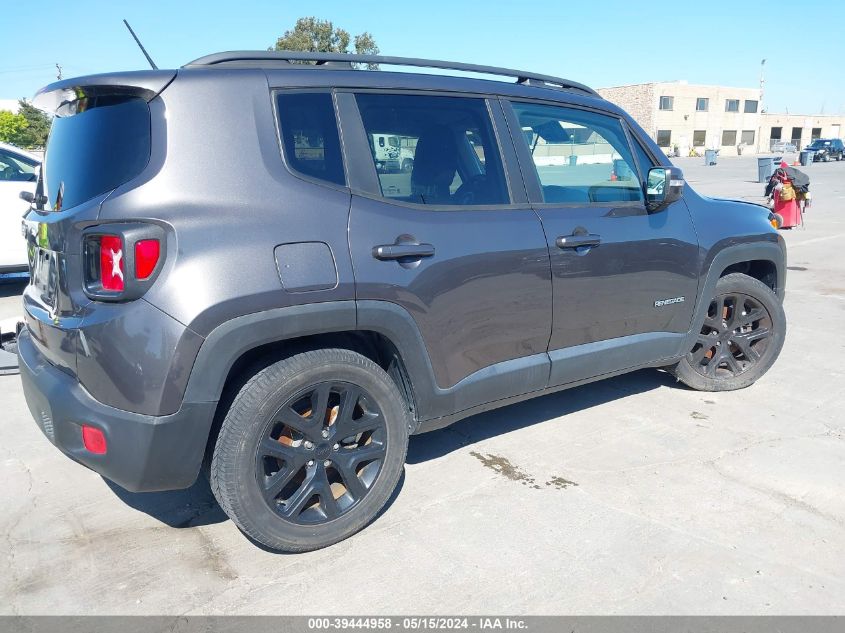 2017 Jeep Renegade Altitude Fwd VIN: ZACCJABB7HPF16165 Lot: 39444958