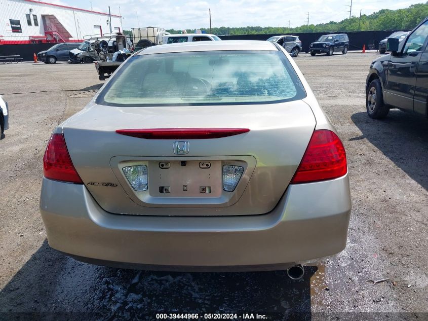 2007 Honda Accord 2.4 Vp VIN: 1HGCM56157A191872 Lot: 39444966