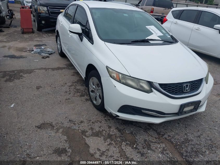 2013 Honda Civic Sdn Lx VIN: 2HGFB2F57DH548003 Lot: 39444971