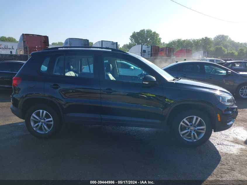 2017 VOLKSWAGEN TIGUAN 2.0T S - WVGBV7AX4HK000352