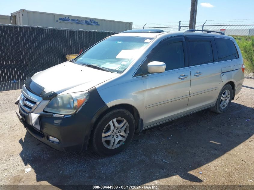 2007 Honda Odyssey Ex-L VIN: 5FNRL38757B102696 Lot: 39444989