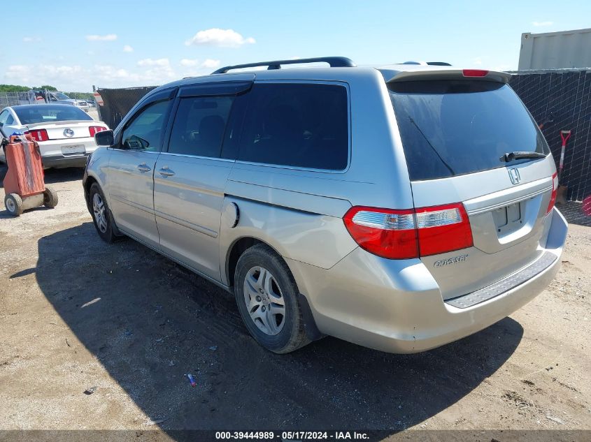 2007 Honda Odyssey Ex-L VIN: 5FNRL38757B102696 Lot: 39444989