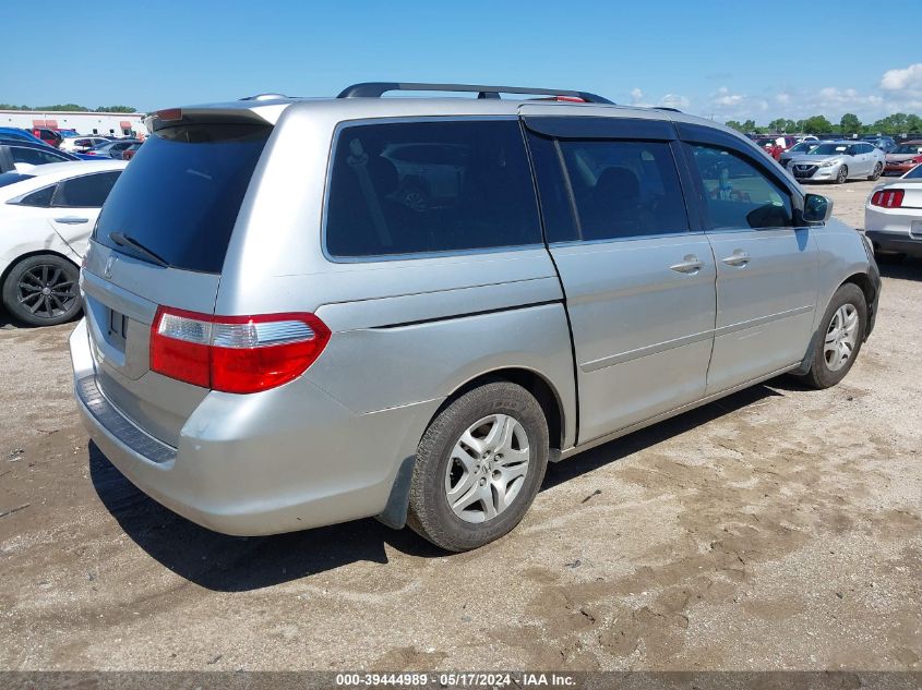 2007 Honda Odyssey Ex-L VIN: 5FNRL38757B102696 Lot: 39444989