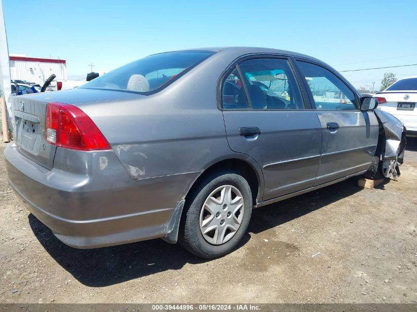 2005 Honda Civic Vp VIN: 1HGES16325L025951 Lot: 39444996