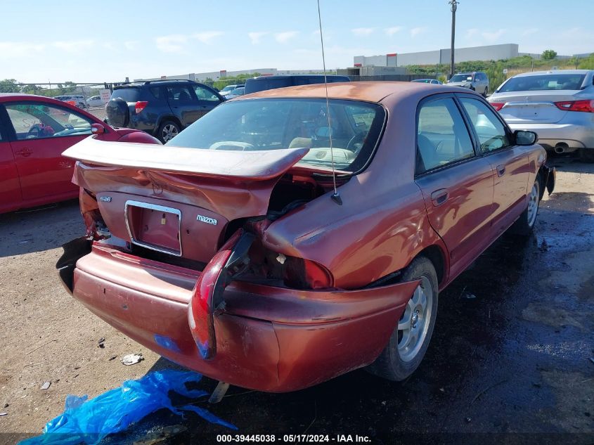 1998 Mazda 626 Dx/Lx VIN: 1YVGF22C2W5694681 Lot: 39445038