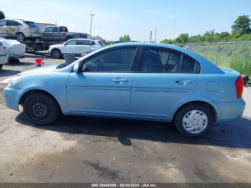 2009 Hyundai Accent Gls VIN: KMHCN46C49U299615 Lot: 39445069