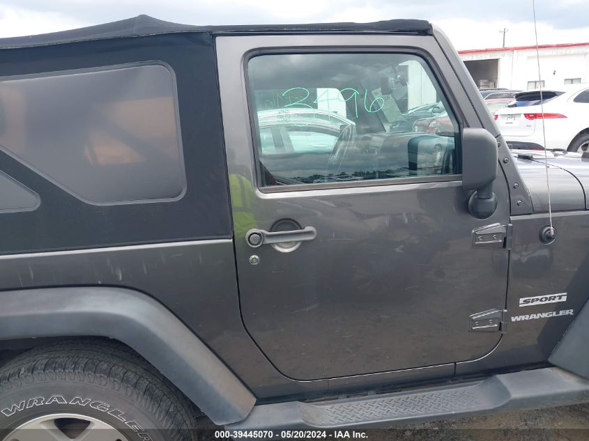 2016 Jeep Wrangler Sport VIN: 1C4AJWAG5GL314011 Lot: 39445070