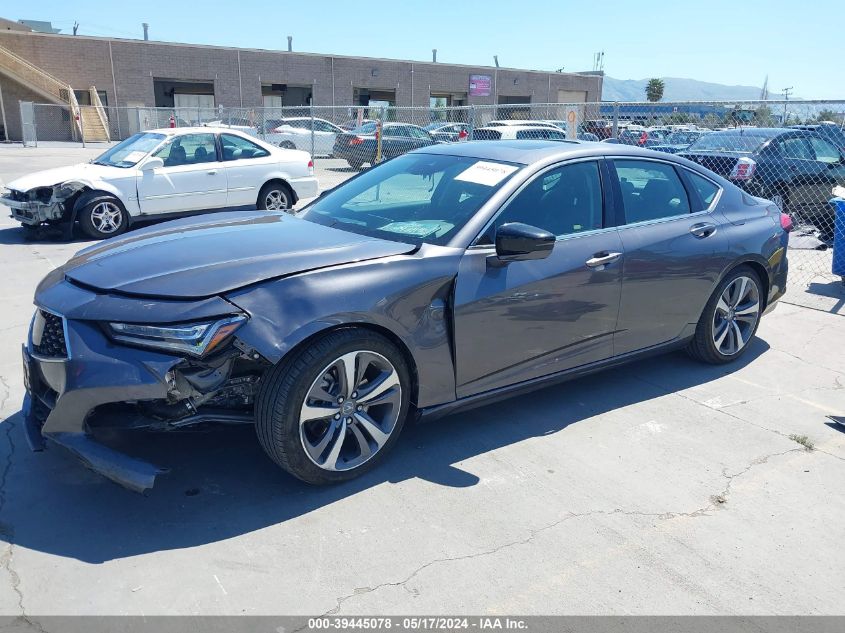 2021 Acura Tlx Advance Package VIN: 19UUB6F69MA005547 Lot: 39445078