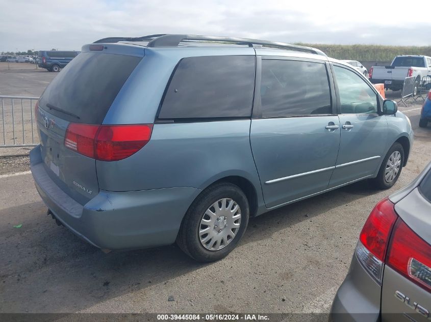 2004 Toyota Sienna Le VIN: 5TDZA23C54S212174 Lot: 39445084