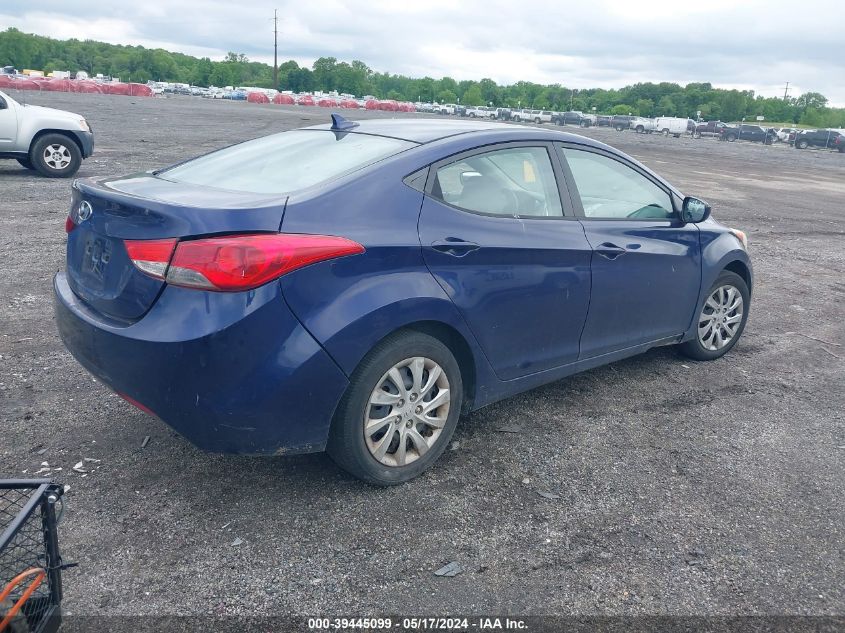 2011 Hyundai Elantra Gls VIN: 5NPDH4AE4BH030104 Lot: 39445099