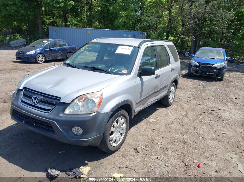 2006 Honda Cr-V Lx VIN: SHSRD68526U406234 Lot: 39445124