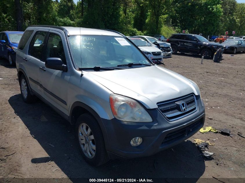 2006 Honda Cr-V Lx VIN: SHSRD68526U406234 Lot: 39445124