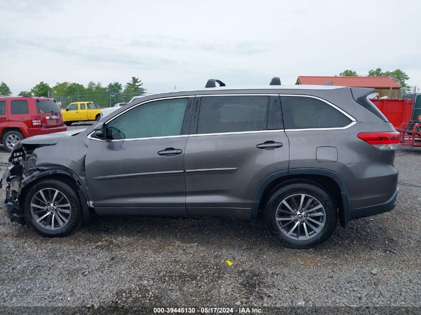 2017 Toyota Highlander Xle VIN: 5TDJZRFH5HS415593 Lot: 39445130