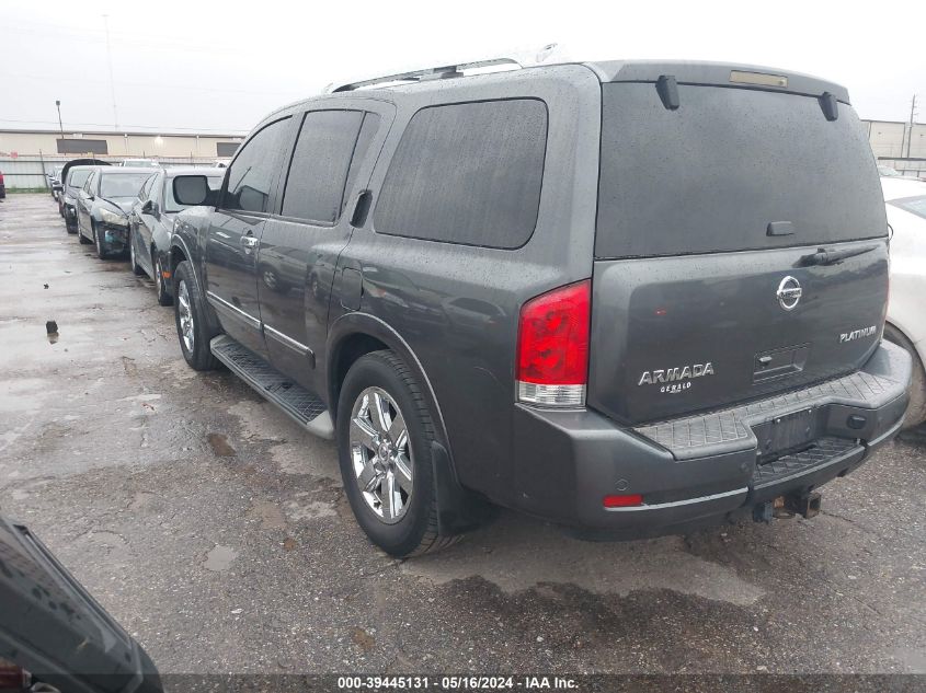 2011 Nissan Armada Platinum VIN: 5N1AA0NE6BN602781 Lot: 39445131