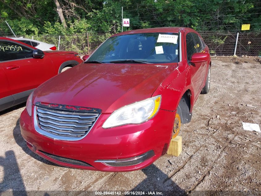 2012 Chrysler 200 Lx VIN: 1C3CCBAB1CN155460 Lot: 39445142