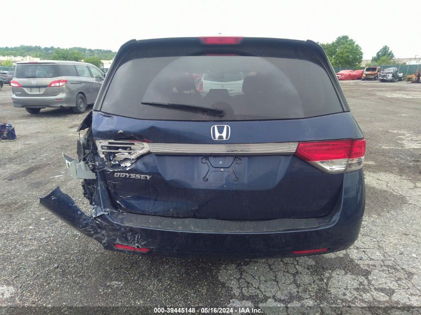 2015 Honda Odyssey Ex-L VIN: 5FNRL5H6XFB013384 Lot: 39445148