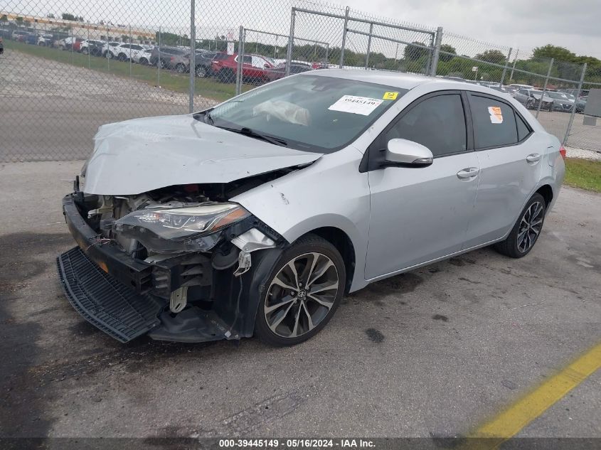 2017 Toyota Corolla Se VIN: 5YFBURHE4HP607697 Lot: 39445149