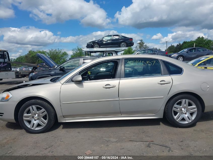 2012 Chevrolet Impala Lt VIN: 2G1WB5E39C1133037 Lot: 39445157