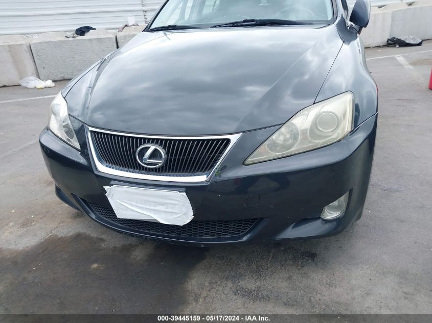 2006 Lexus Is 250 VIN: JTHBK262962011405 Lot: 39445159