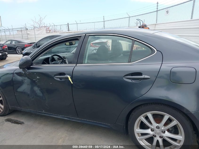 2006 Lexus Is 250 VIN: JTHBK262962011405 Lot: 39445159