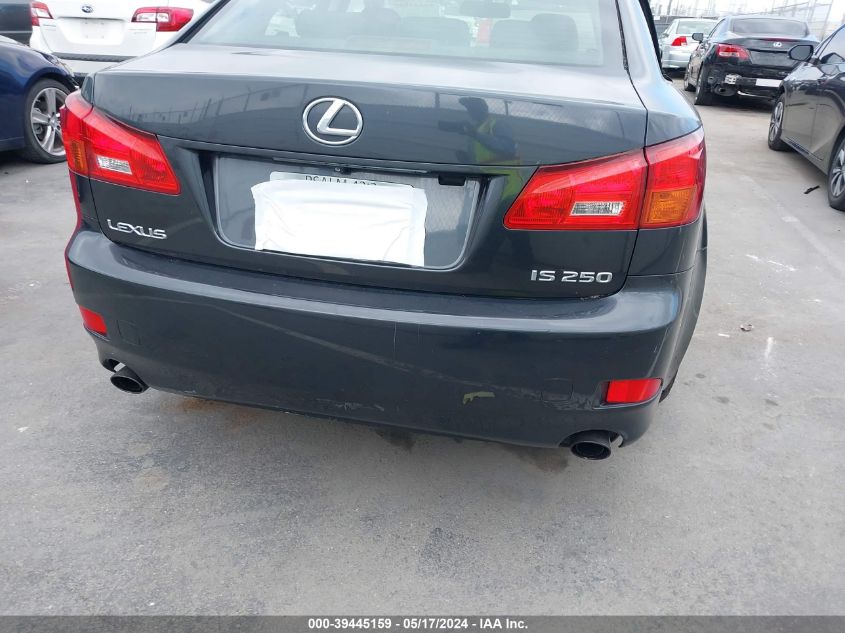 2006 Lexus Is 250 VIN: JTHBK262962011405 Lot: 39445159